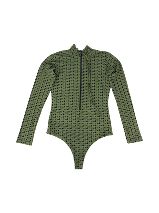 Surf Print Water Baby Green suit