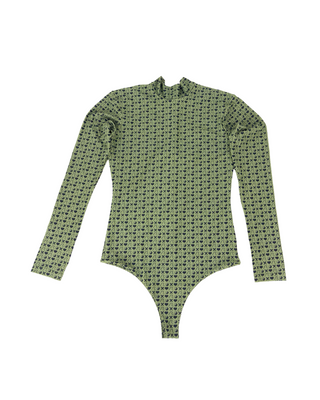 Surf Print Water Baby Green suit